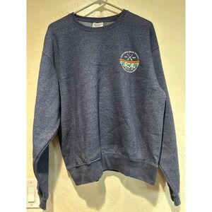 Pacific & Co San Diego Graphic Sweatshirt Pullover Blue Medium